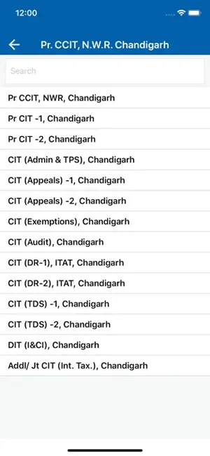 Government Listing App                              -2